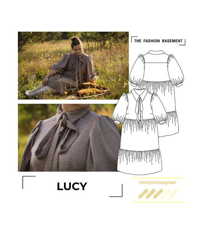 The Fashion Basement Lucy jurk - TFB modelpatroon