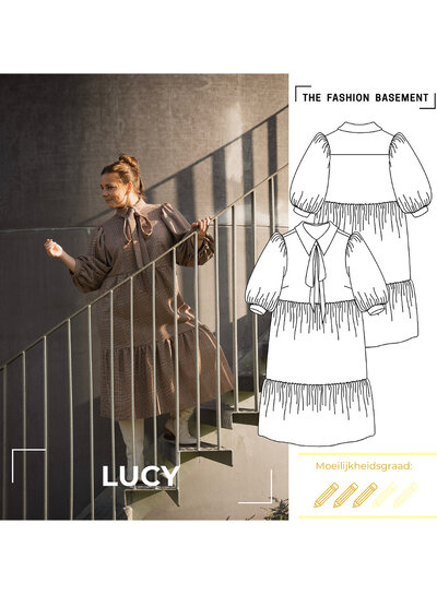 The Fashion Basement Lucy jurk - TFB modelpatroon