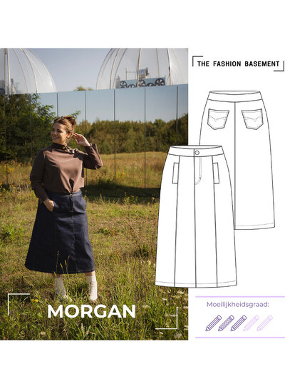 The Fashion Basement Morgan rok - TFB modelpatroon