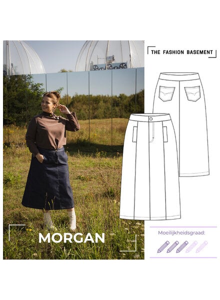 The Fashion Basement Morgan rok - TFB modelpatroon