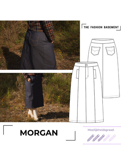The Fashion Basement Morgan rok - TFB modelpatroon