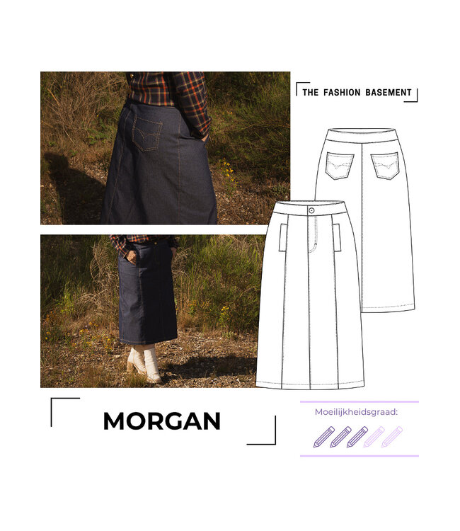 The Fashion Basement Morgan rok - TFB modelpatroon