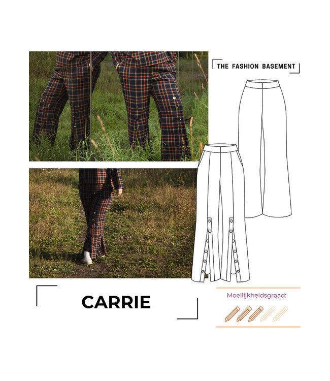 The Fashion Basement Carrie broek - TFB modelpatroon