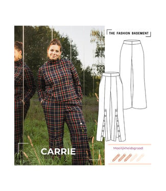 The Fashion Basement Carrie pants - TFB model pattern