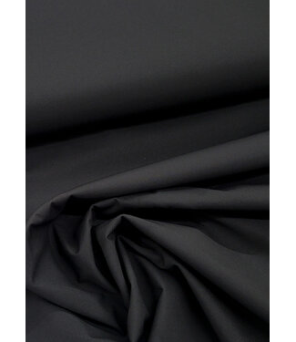 black - light softshell without fleece layer -- ideal for parka and raincoats