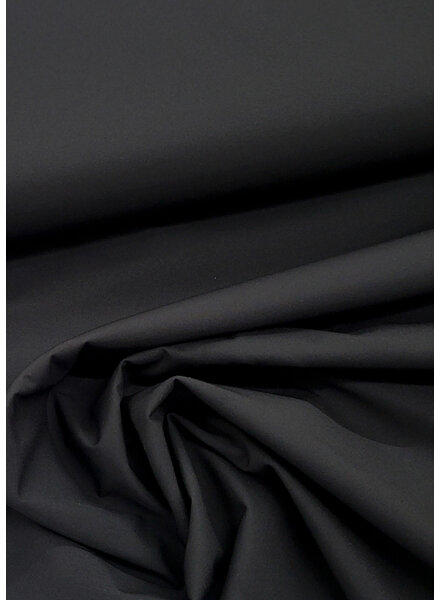 black - light softshell without fleece layer -- ideal for parka and raincoats