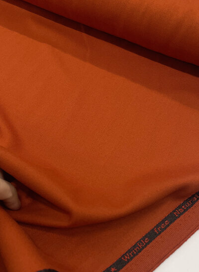 cinnamon - woven bamboo - recycled, very supple fabric and no wrinkles