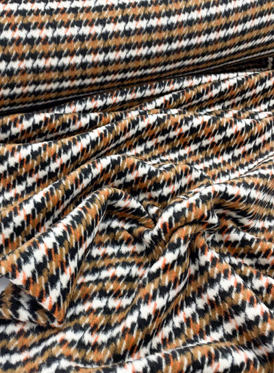 M. houndstooth - sturdy coat fabric