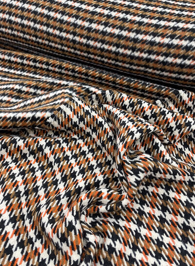 M. houndstooth - sturdy coat fabric