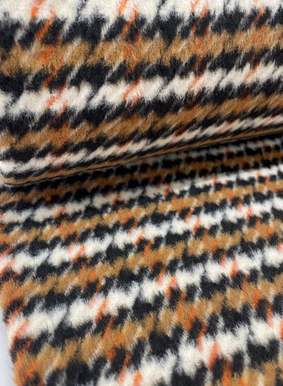 M. houndstooth - sturdy coat fabric