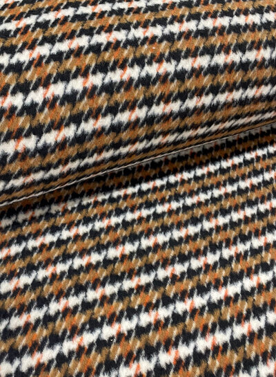 M. houndstooth - sturdy coat fabric