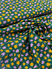 M. green - small flowers - viscose with poplin touch