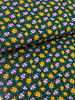 M. green - small flowers - viscose with poplin touch