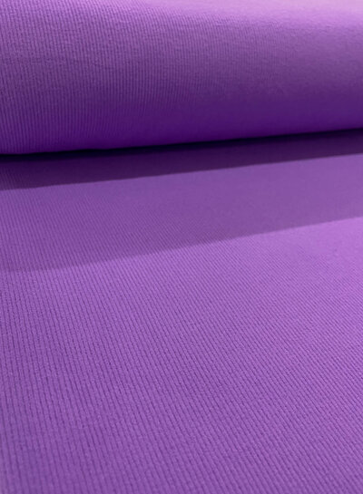 M. violet - soft ribbed viscose jersey