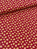 M. red - small flowers - viscose with poplin touch