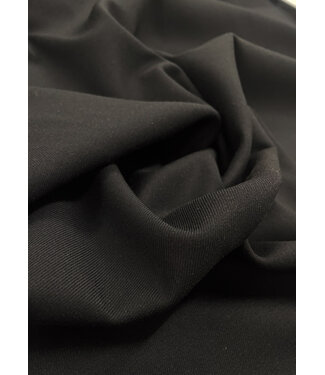 black - woven bamboo - recycled, very supple fabric and no wrinkles