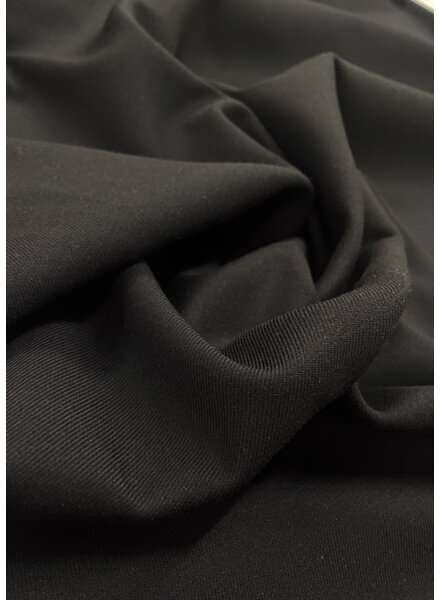 black - woven bamboo - recycled, very supple fabric and no wrinkles