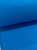 M. blauw - megazacht en stevig gebreid - opgeruwde viscose ribbel tricot