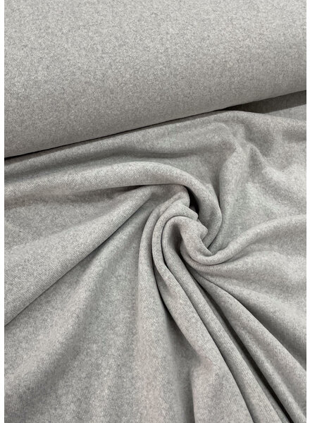 Swafing light gray - soft, shape-retaining knitted fabric