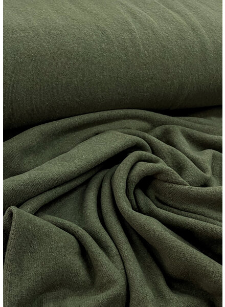 Swafing khaki - soft, shape-retaining knitted fabric