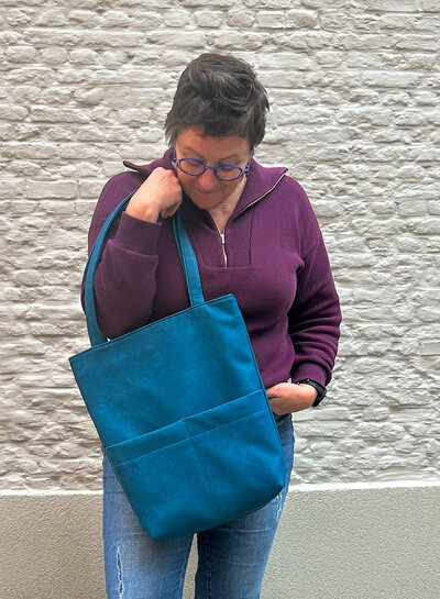 M. MYO-BAG stoffenpakket - ocean blauw