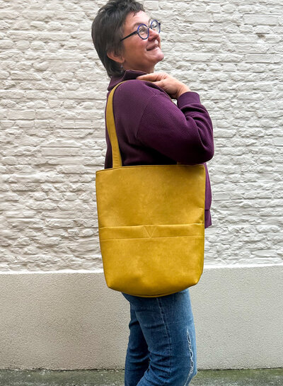 M. MYO-BAG fabric package - ocher yellow