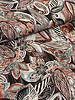 M. pine cone leaves - soft woven viscose