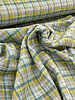 M. plaid flannel with wool - green gray