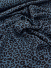 Swafing indigo animal print leo - viscose twill