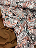 M. pine cone brown - woven bamboo - recycled, very supple fabric and no wrinkles