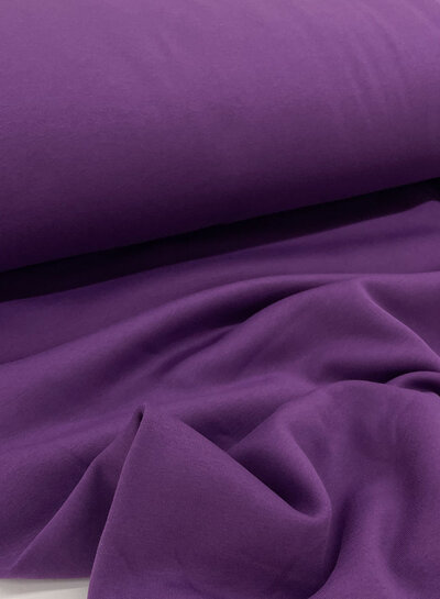 cardinal purple - thick jogging, softly roughened on the inside