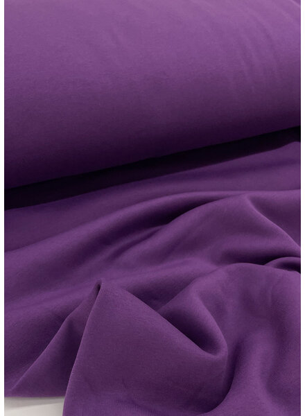 cardinal purple - thick jogging, softly roughened on the inside