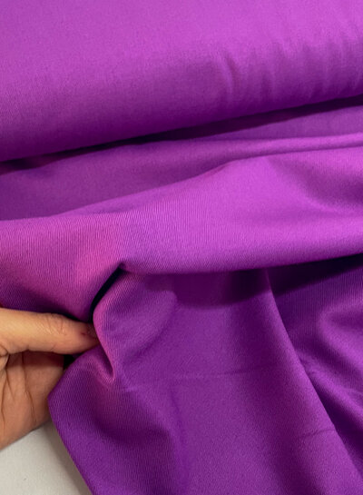 cardinal purple - woven bamboo - recycled, very supple fabric and no wrinkles