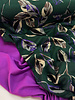 cardinal purple - woven bamboo - recycled, very supple fabric and no wrinkles