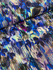 M. flower glitch kobalt - poplin viscose