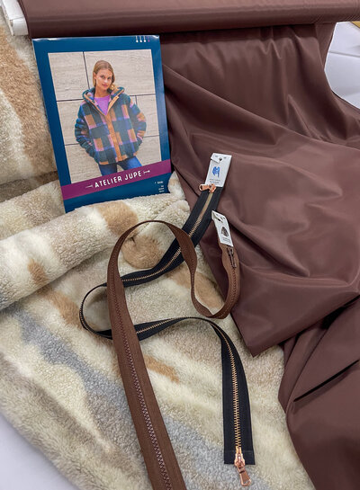 Venezia donkerbruin Venezia stretch voering 5480