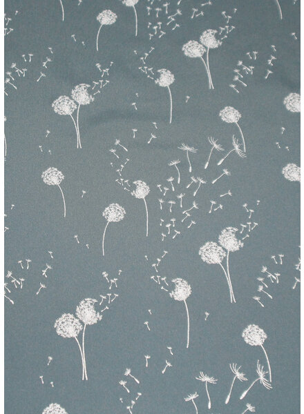Swafing blauwgrijs dandelions - reflecterende softshell