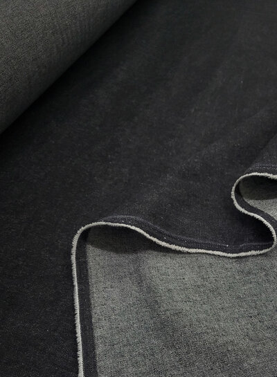 True Denim by M. Comfort stretch Denim - True Black Denim -  9.5oz