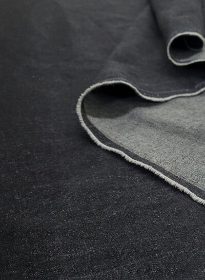 True Denim by M. Comfort stretch Denim - True Black Denim -  9.5oz