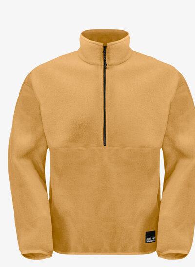 M. camel - comfort stretch fleece - good stretch, comparable to jogging