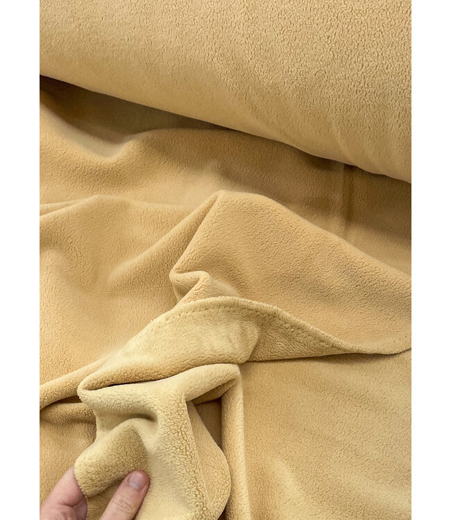 camel - comfort stretch fleece - goed rekbaar, vergelijkbaar met jogging