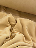 M. camel - comfort stretch fleece - good stretch, comparable to jogging