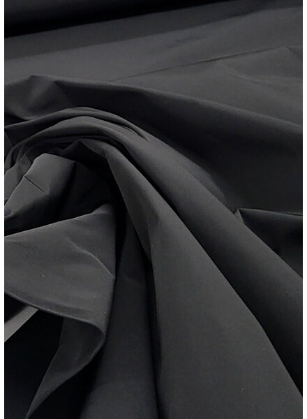 M. black trench coat fabric