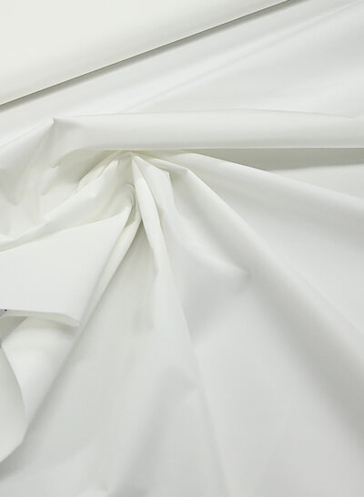 Madeline ecru trench coat fabric