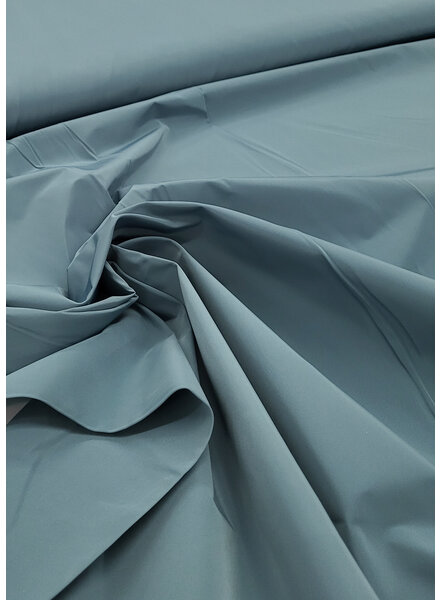 M. blue-gray trench coat fabric