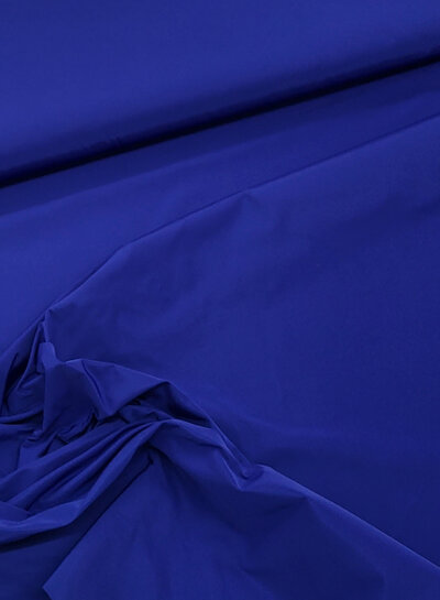 M. cobalt blue trench coat fabric
