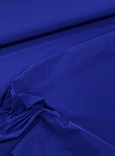 Madeline cobalt blue trench coat fabric