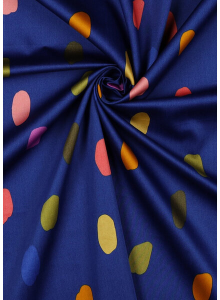 Nerida Hansen cobalt summer spot - satin cotton