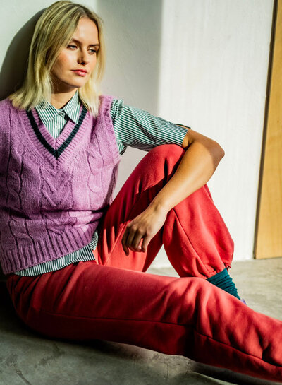 Fibremood Copy of Didi - Blue Blush - organic jogging