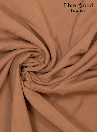 Fibremood Livia - cognac - geweven viscose met tencel finish